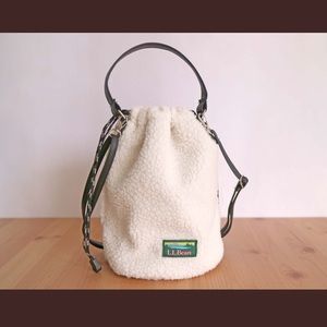 Rare SHERPA bucket bag LLBean!